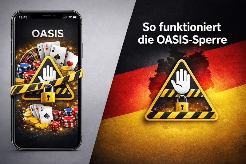 So funktioniert die OASIS-Sperre – Warum Casinos ohne Sperrdatei anders arbeiten
